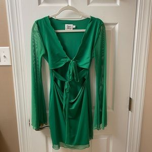 Baewatch Mini Green Dress Green Eco